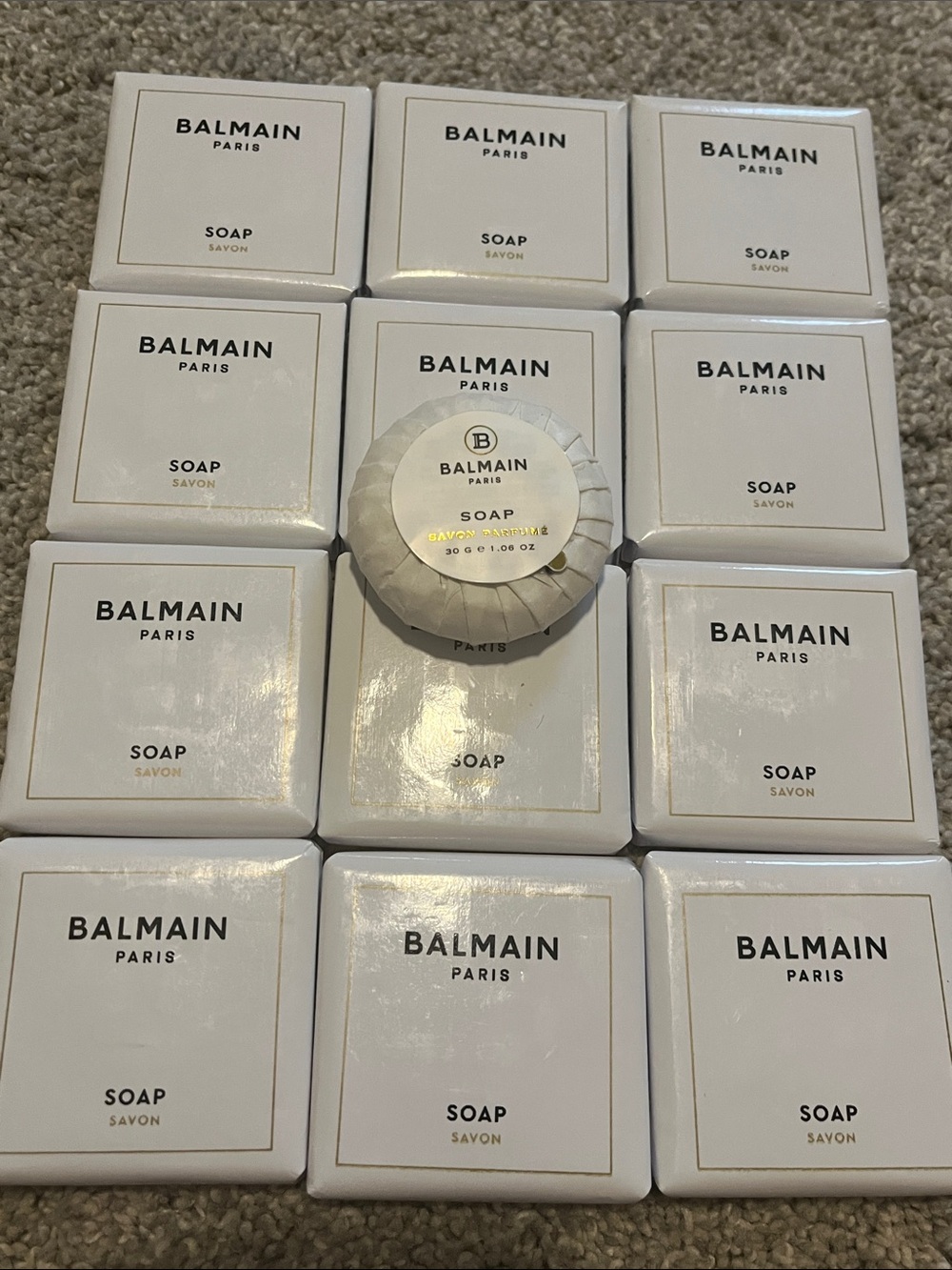 13 pc Balmain Paris Luxury SavonSoap Set